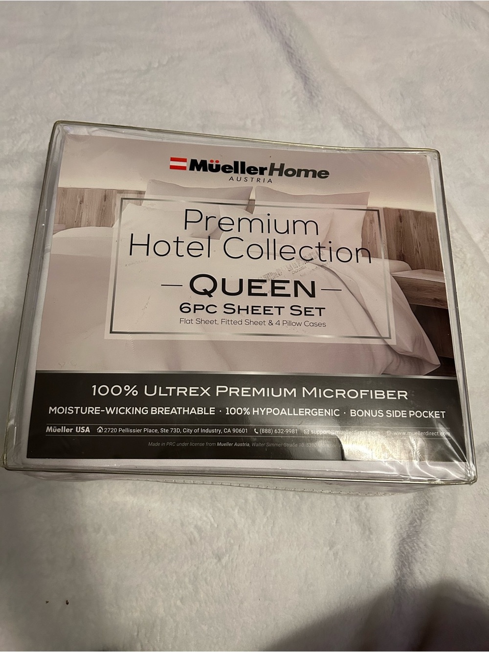 Mueller Home Premium Hotel Sheets
